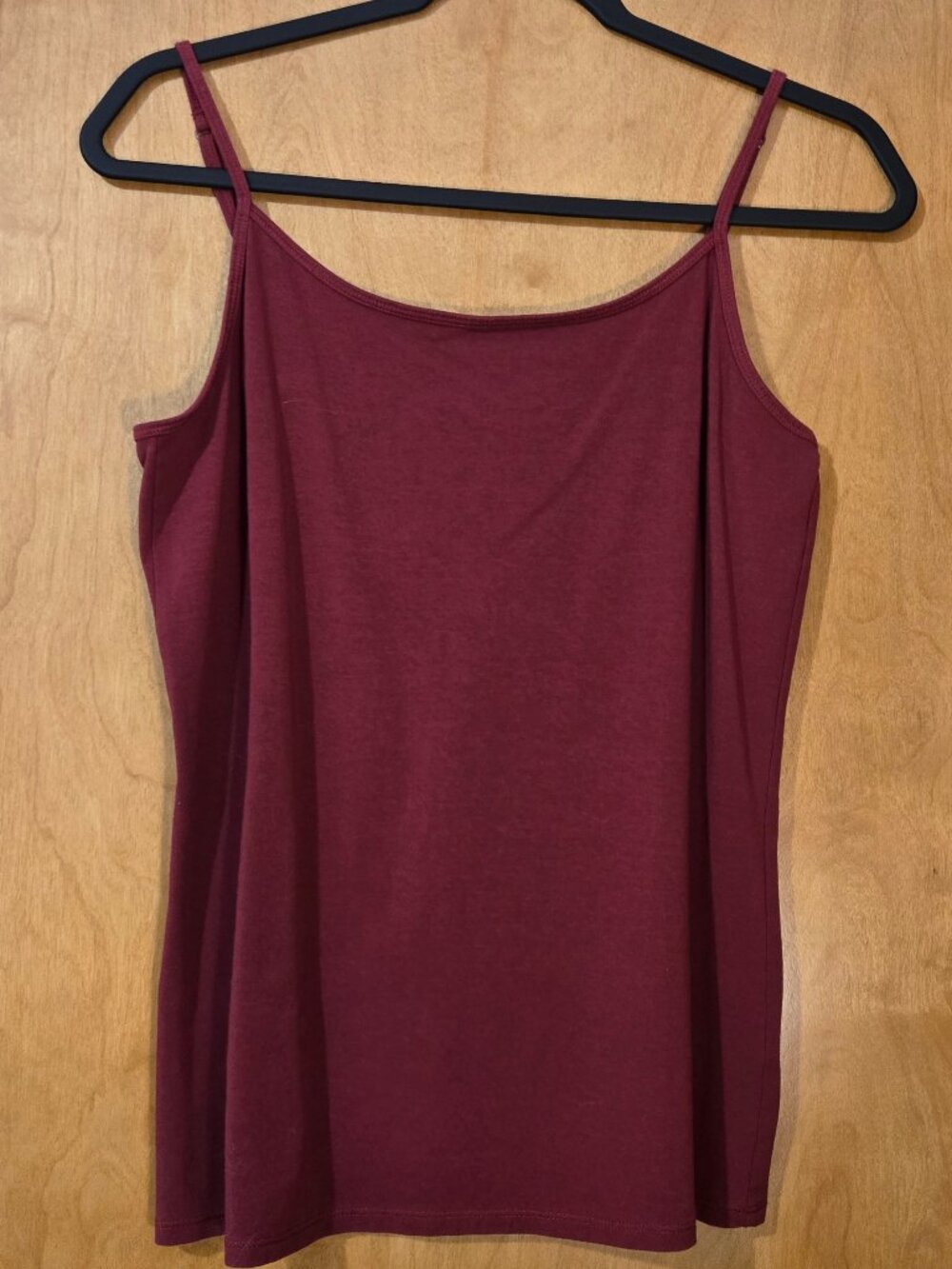 J Jill Maroon Perfect Cami Stretch Size Medium Cotton/Lycra